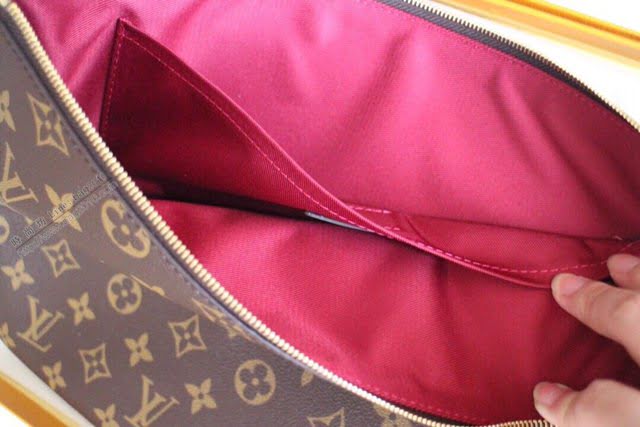 lv包 ETUI VOYAGE 收納袋 M43442 紫紅 lv老花收納包  lvqb1386